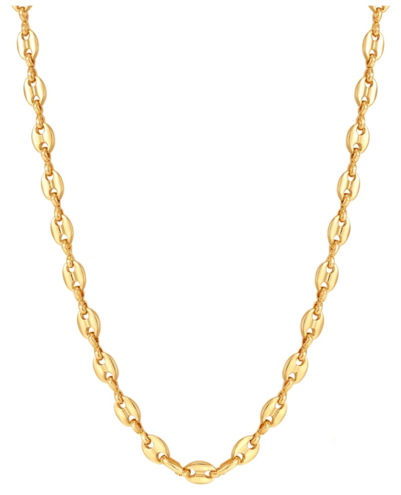 Burren Jewellery N1367 18k Gold Plate Anchor Chain Necklace