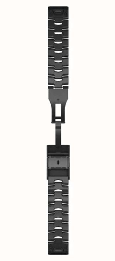 Garmin QuickFit 22 Watch Strap Only, Vented Titanium Bracelet With Carbon  Grey DLC Coating 010-12863-09