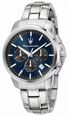 Maserati Mens SUCCESSO 42MM Chronograph Blue and Gun Metal Dial R8873621051