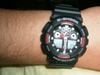 Customer picture of Casio G-Shock Chronograph Alarm Black Red GA-100-1A4ER