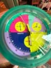 Customer picture of Swatch NEON FLASH ARROW (42mm) Multi-Coloured Dial / Structured Pink Silicone Strap SUSG408