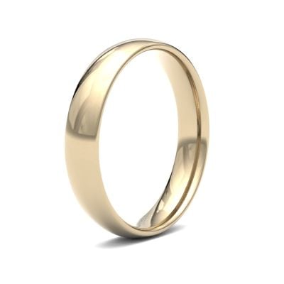 James Moore Wedding Ring  | 4mm | Light | Size Traditional Court | AG_4GLC-9Y AG_4GLC-9Y