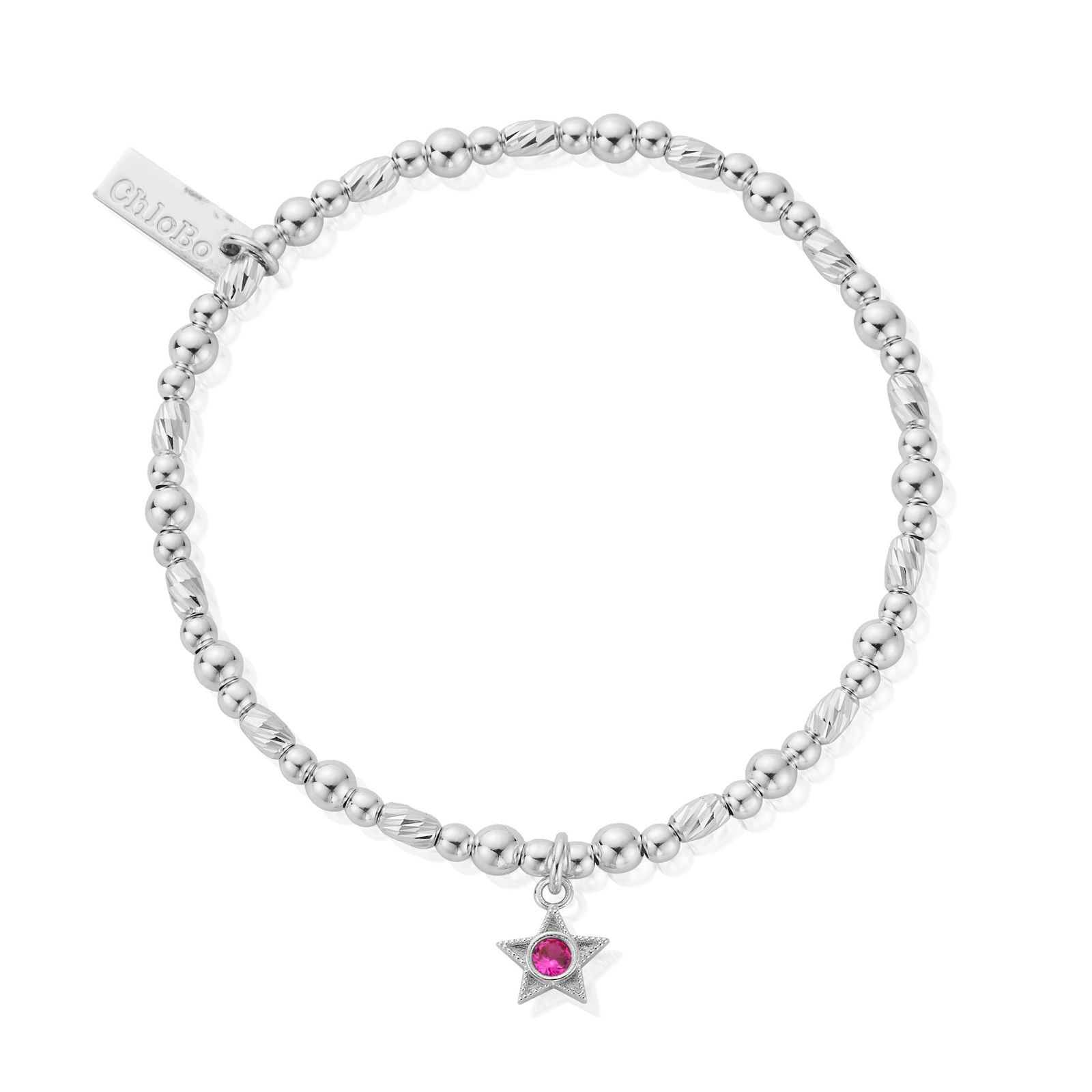ChloBo SBBCB3492 July Birthstone Bracelet - 925 Sterling Jewellery