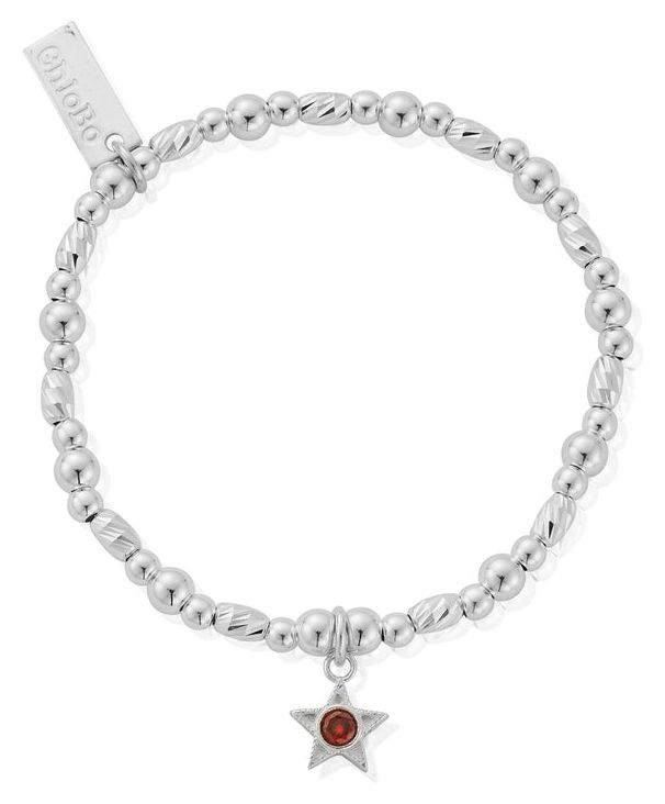 ChloBo CSBBCB3480 Children's January Birthstone Bracelet - Jewellery