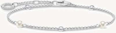 Thomas Sabo Charming | Sterling Silver Bracelet | White Stones | 16-19cm A1989-167-14-L19V