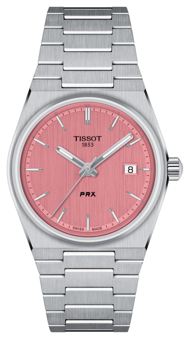 Tissot T1372101133100 PRX Quartz (35mm) Pink Dial / Watch
