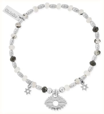 ChloBo Visionary Black Rutilated Quartz Bracelet Sterling Silver SBBRQFR30583450