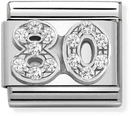 Nomination Classic 80 Sterling Silver & Steel Charm 330304/34