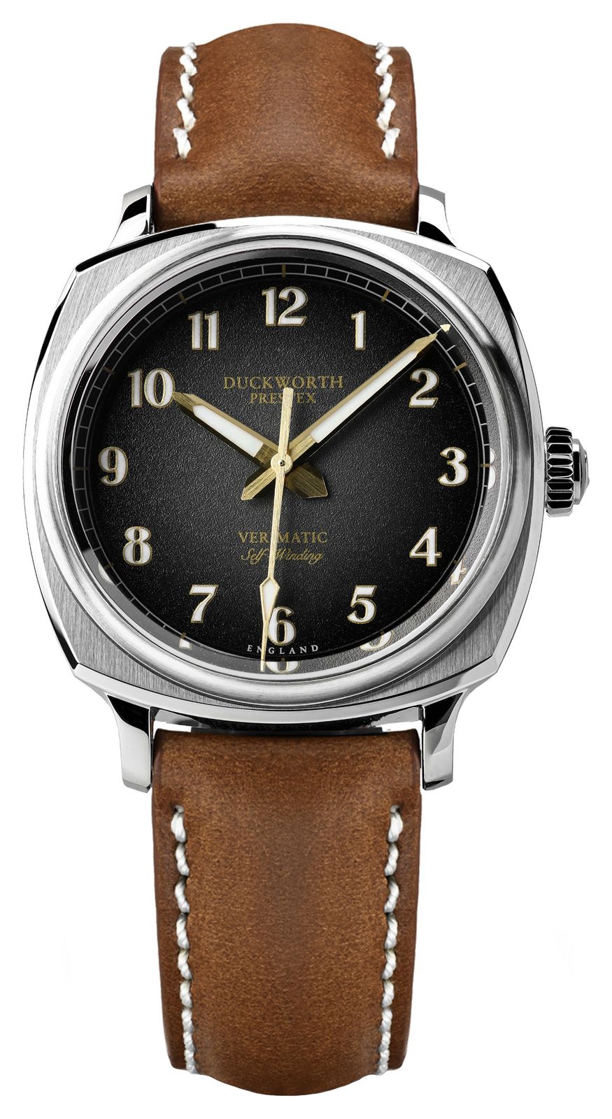 Duckworth Prestex D891-01-B Verimatic (39mm) Black FumÃ© Watch