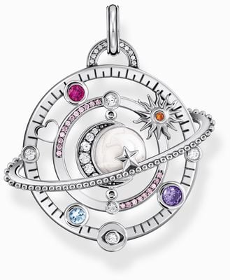 Thomas Sabo Cosmic Pendant Sterling Silver Colourful Stones - Pendant Only PE953-318-7