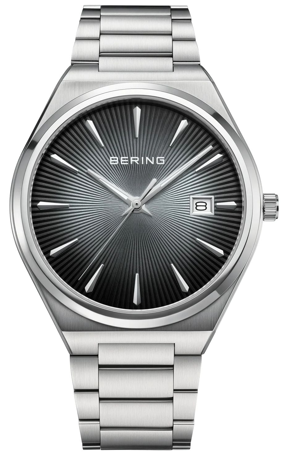 Bering 17640-702 Classic Quartz (40mm) Grey Gradient Dial / Watch