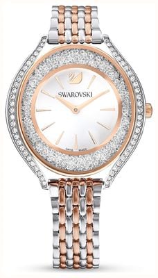 Swarovski Crystalline Aura (35.5mm) Silver Dial / Two-Tone Stainless Steel Bracelet 5644075