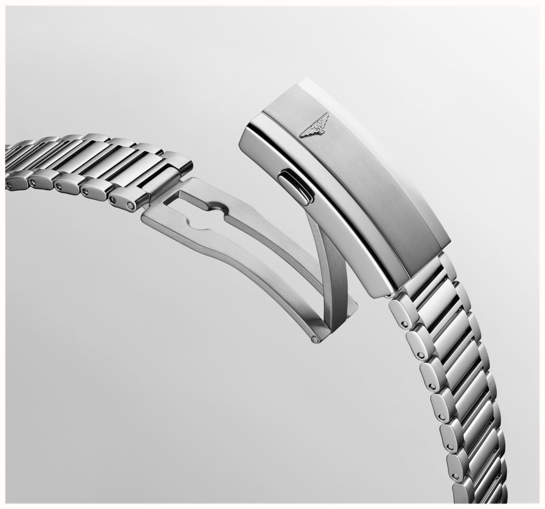 LONGINES Conquest Heritage Automatic (38mm) Opaline Ivory Dial / Stainless Steel Bracelet L16494726 - alternate view 6