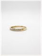 0.25ct Natural Round Brilliant Diamond 9ct Yellow Gold Half Eternity Ring RD566/N - alternate view 2