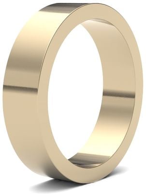 James Moore Wedding Ring  | 9ct Yellow Gold | 5mm | Medium | Size Flat | AG_5GMF-9Y AG_5GMF-9Y