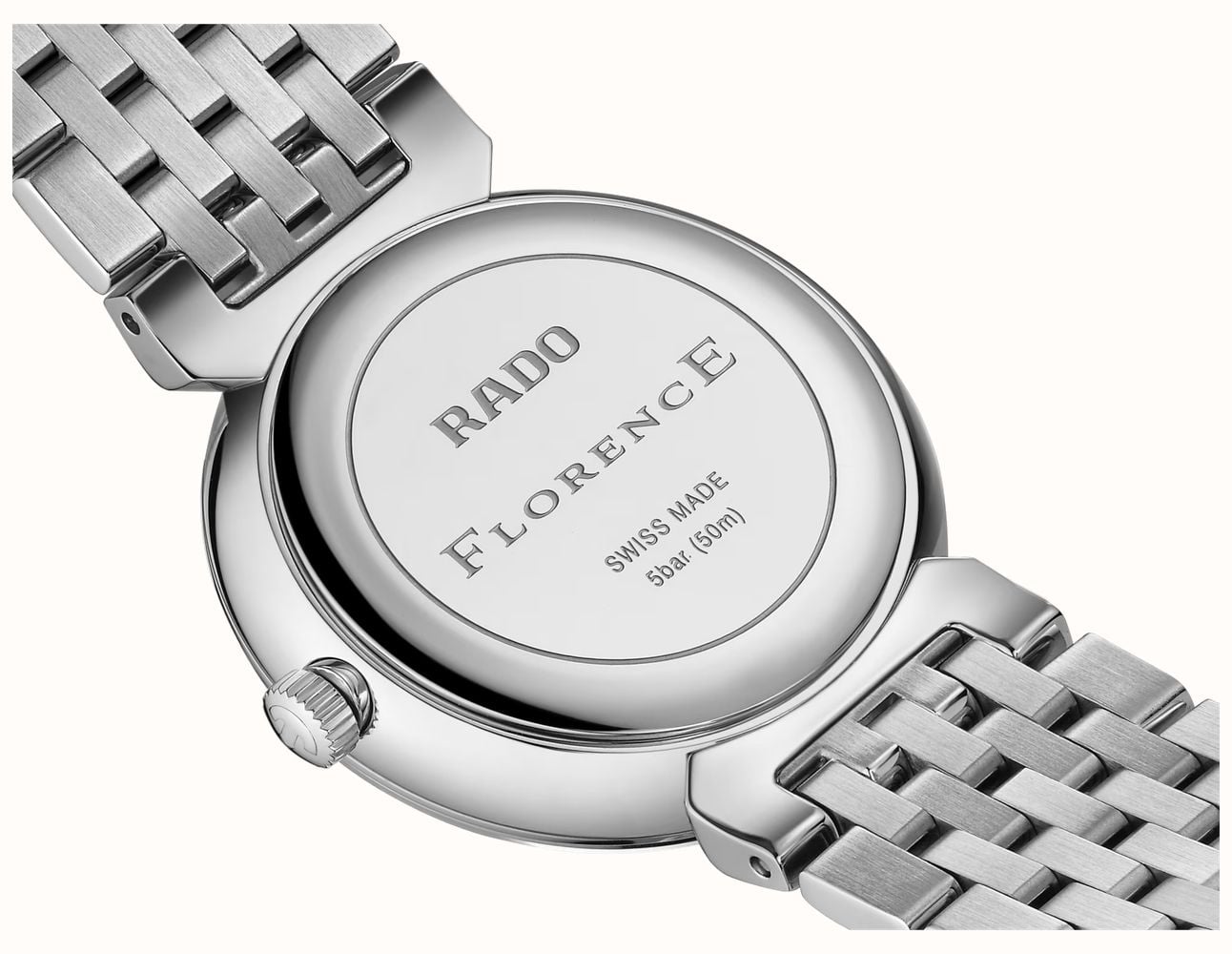 RADO Florence Quartz (30mm) Green Sunray Dial / Stainless Steel Bracelet R48913313 - alternate view 4