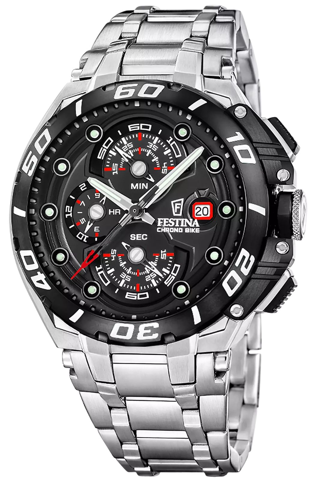Festina F20754/6 Chrono Bike 2026 (46mm) Black Dial / Watch