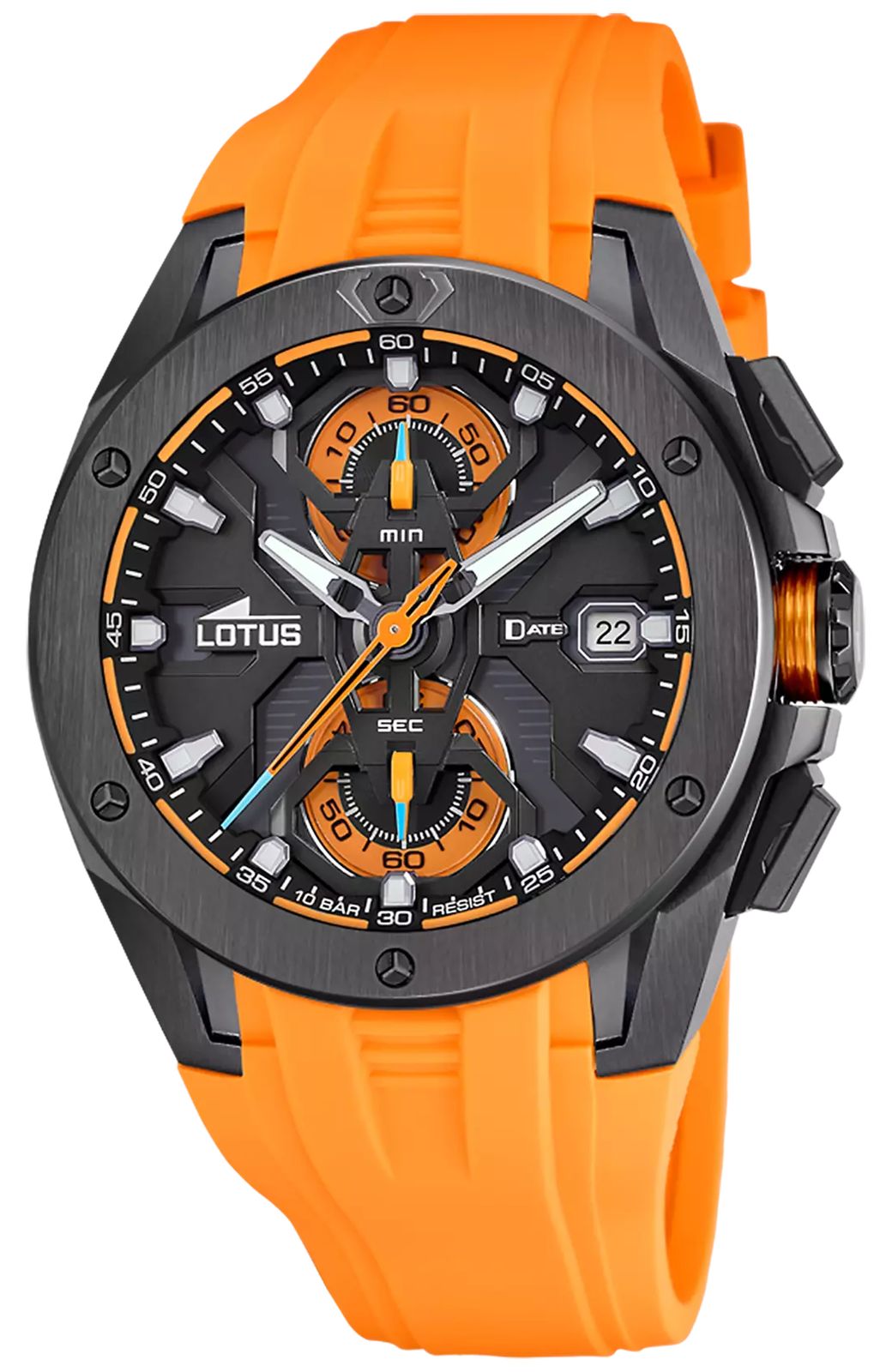 Lotus L18943/3 Vortex Quartz Chronograph (44mm) Black & Watch