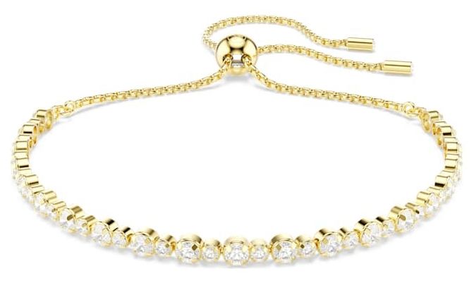 Swarovski 5730709 Matrix Tennis Bracelet Round Cut, White, Jewellery