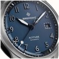Bremont Altitude Date Automatic (39mm) Brushed Blue Galvanic Metal Dial / Stainless Steel Bracelet ALT39-DT-SS-BL-B - alternate view 4