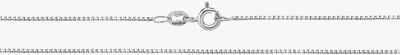 Treasure House 9CT White Gold Box Chain 18inch CH430W/18