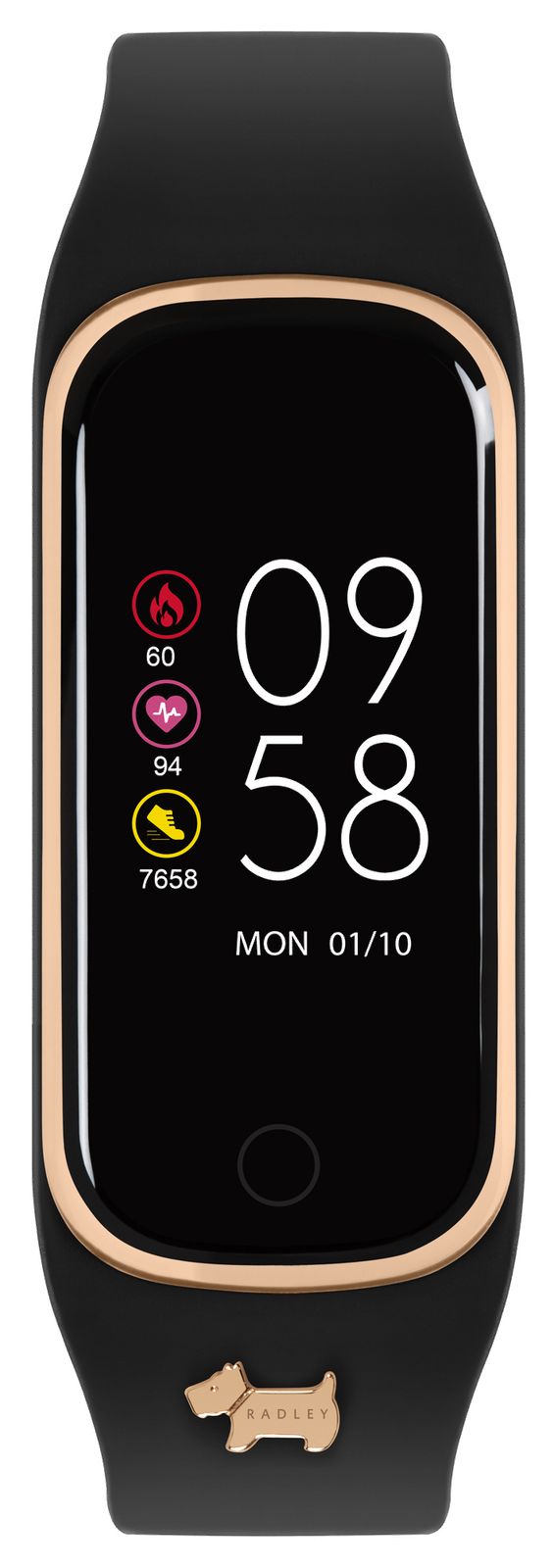 Radley RYS08-2084 Series 08 Activity Tracker | Black Rubber Watch