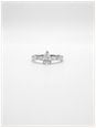 0.55ct Baguette & Pear Natural Diamond Platinum Trilogy Ring TRL32362