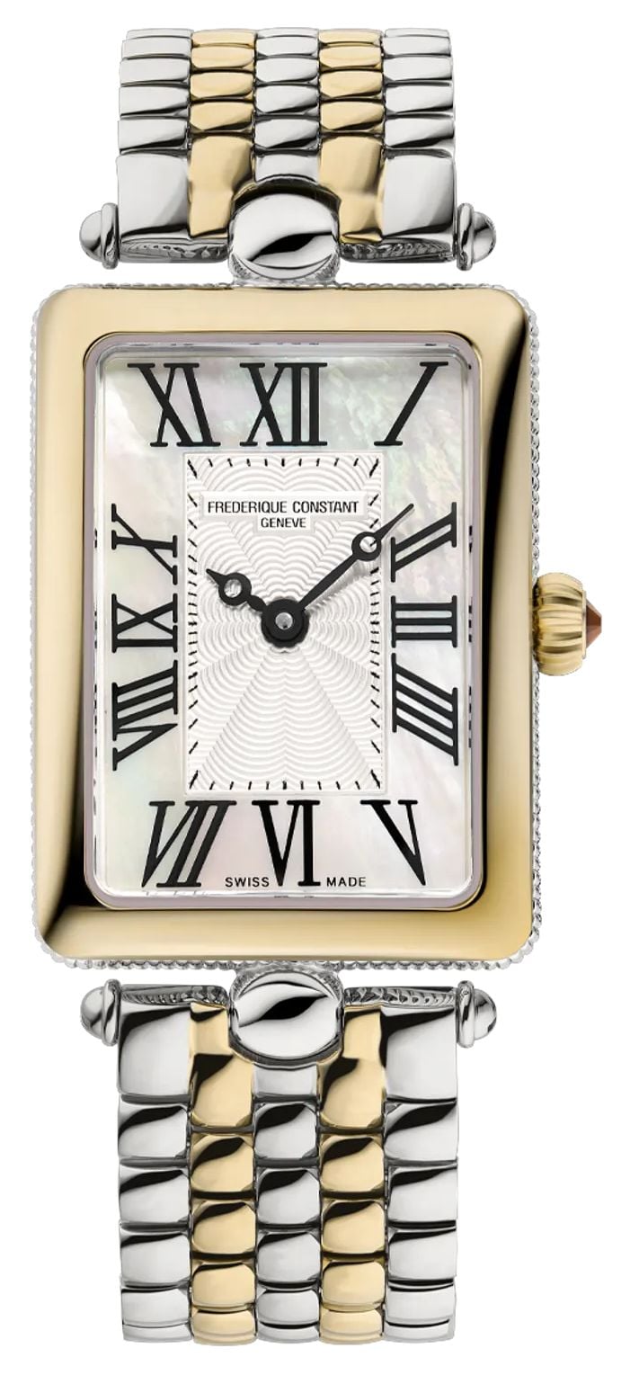 Frederique Constant FC-200MPW2AC3B Classics Art Deco CarrÃ©e Watch