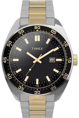 Timex Timex Trend Weston 45mm Men's Black Dial Two-Tone Stainless Steel Bracelet TW2Y89100