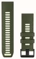 Garmin QuickFit Bands (26mm) Olive Drab/Citron Silicone with Black Hardware - Strap Only 010-14508-01