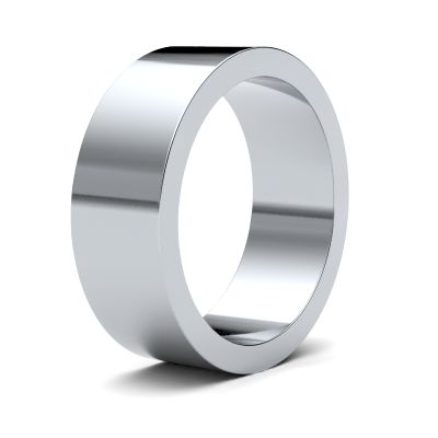 James Moore Wedding Rings | Palladium | 7mm | Medium | Flat | AG_7LMF-PD