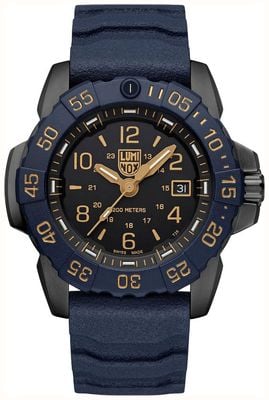 Luminox Navy SEAL Foundation Back to the Blue (45mm) Black Dial / Blue Rubber Strap XS.3255.CB.NSF