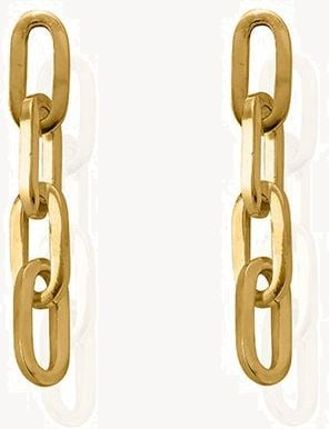 ChloBo Mini Four Link Gold-Plated Earrings CC-G-ER-5-S1