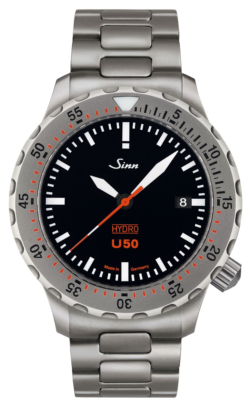 Sinn 1051.030 H-LINK U50 HYDRO TEGIMENT 5000m (41mm) Black Watch