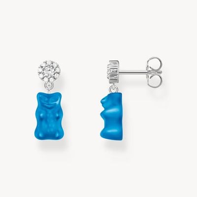 Thomas Sabo x HARIBO Blue Goldbears Silver Earring Studs H2330-052-1