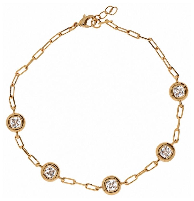 Burren Jewellery B1834 18K Gold Plated Oval Link Chain