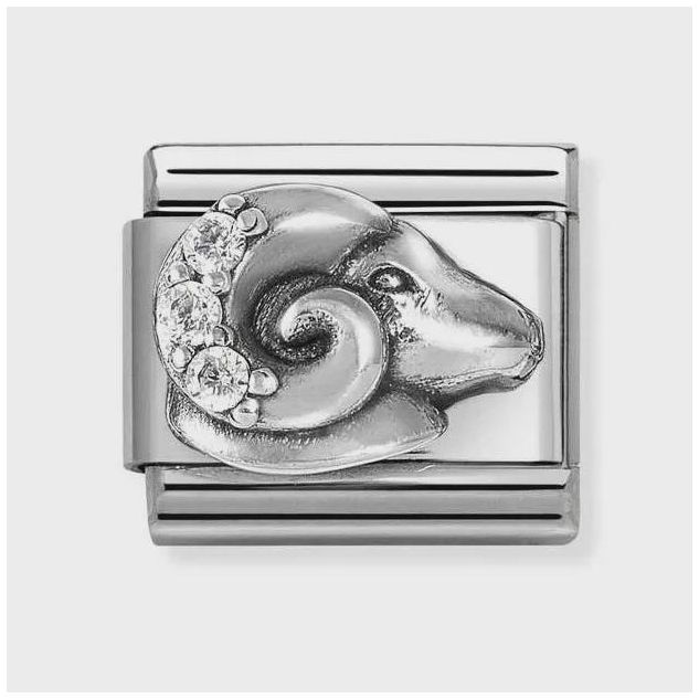 Nomination 330326/01 Classic Aries Cubic Zirconia Sterling Jewellery