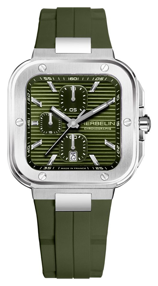 Herbelin 35646A116CK Cap Camarat Square Quartz Chronograph ( Watch
