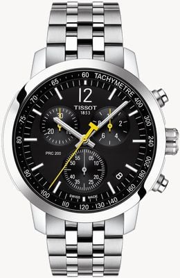 Tissot PRC 200 | Chronograph | Black Dial | Stainless Steel T1144171105700
