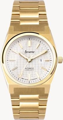 Accurist Origin Women's (34mm) White Dial / Gold Ion-Plated Stainless Steel Bracelet 70025