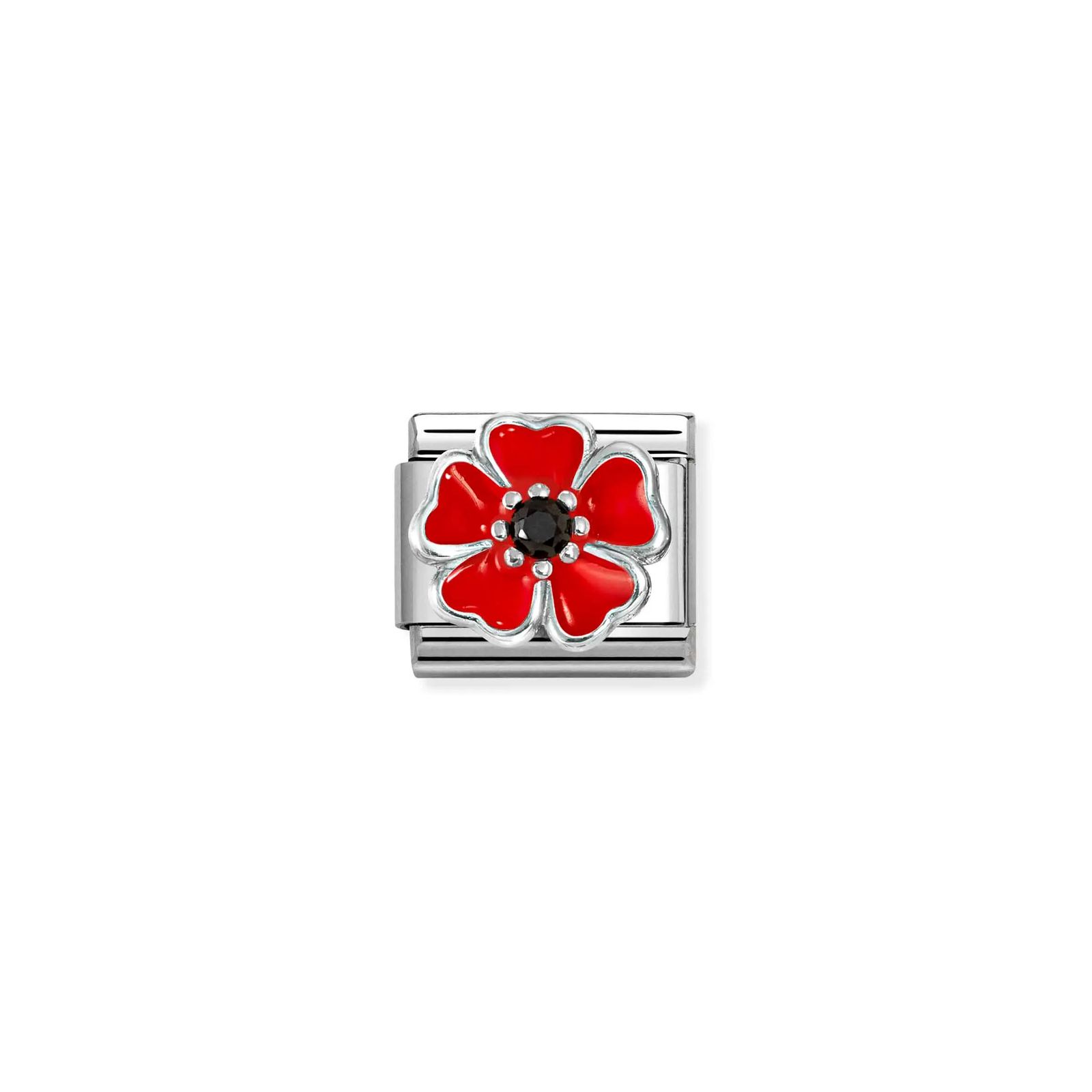 Nomination 330321/19 Classic Poppy Cubic Zirconia Enamel Jewellery