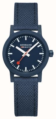 Mondaine Essence 32mm | Deep Ocean Strap | Blue Dial MS1.32140.LD