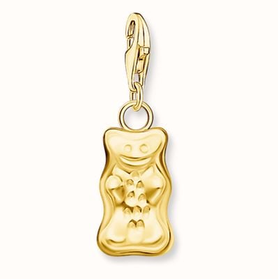Thomas Sabo Gold-plated charm pendant HARIBO goldbear 2221-413-39