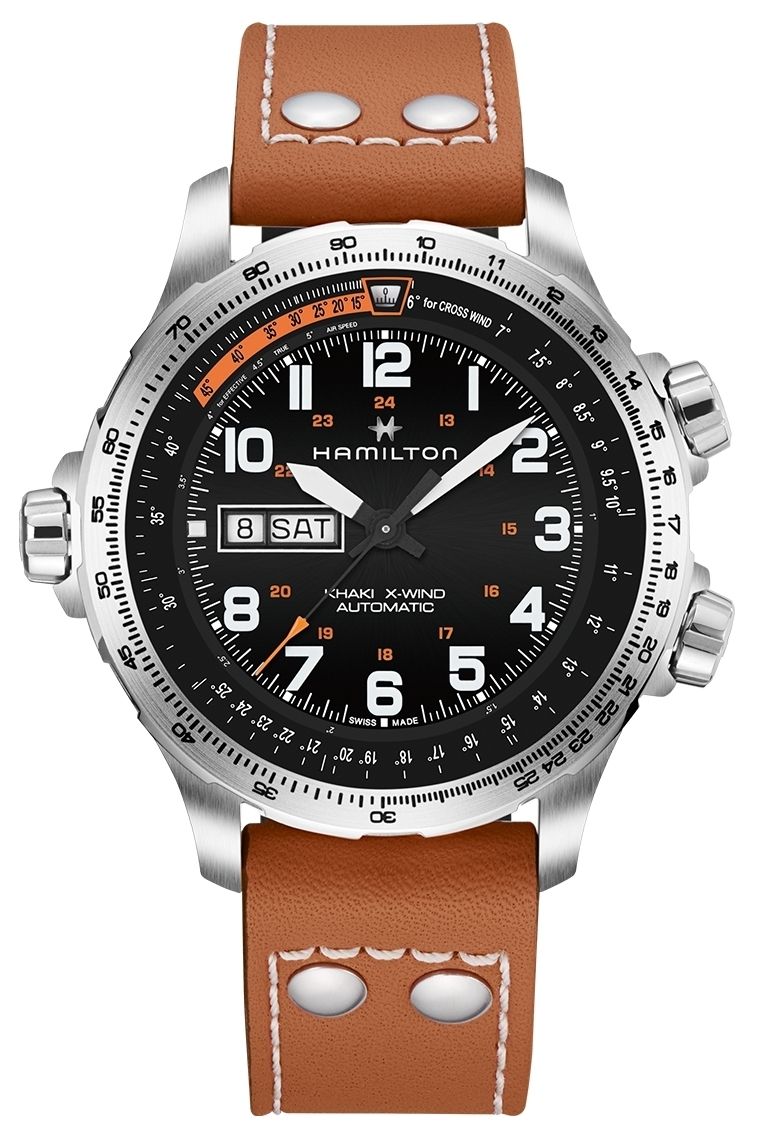 Hamilton H77755533 Khaki Aviation X-Wind Day-Date Automatic Watch