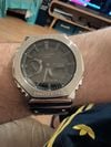 Customer picture of Casio Men's G-Shock Bluetooth Full Metal Silver Solar Power Watch With Bracelet GM-B2100D-1AER