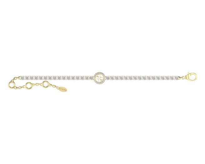 Guess UBB05142YGL Guess Paradise Gold Tone Crystal Bracelet Jewellery