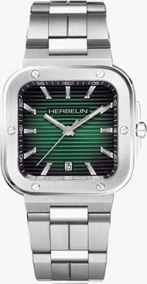 Herbelin Cap Camarat Square Case Green Gradient Dial 12246B16
