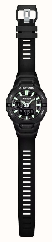 Casio G-SHOCK GBA-950 Series Step Tracker (43.9mm) Dark Blue Dial / Lime Green Resin Band GBA-950-9A3ER GBA-950-1AER - alternate view 3