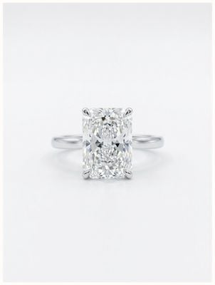 James Moore & Co Platinum Lab Grown 3.04ct Radiant Cut Diamond D Vs2 J71383