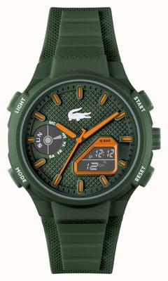 Lacoste Men's LC33 (45mm) Green Hybrid Dial / Green Silicone Strap 2011367